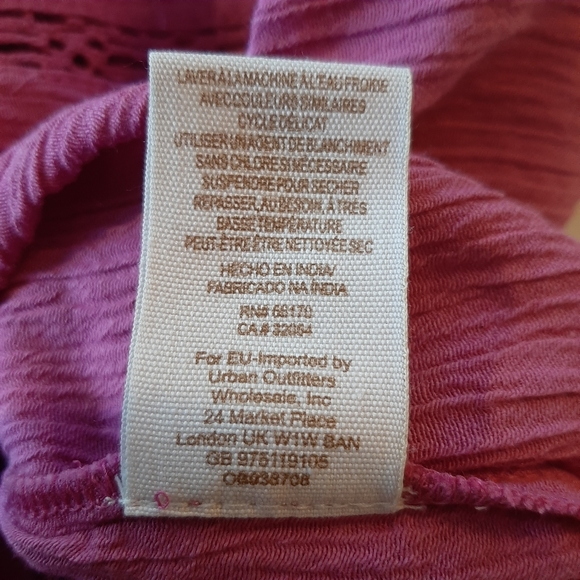 FREE PEOPLE Summer Stars Button Front Shirt NWOT - Picture 5 of 8